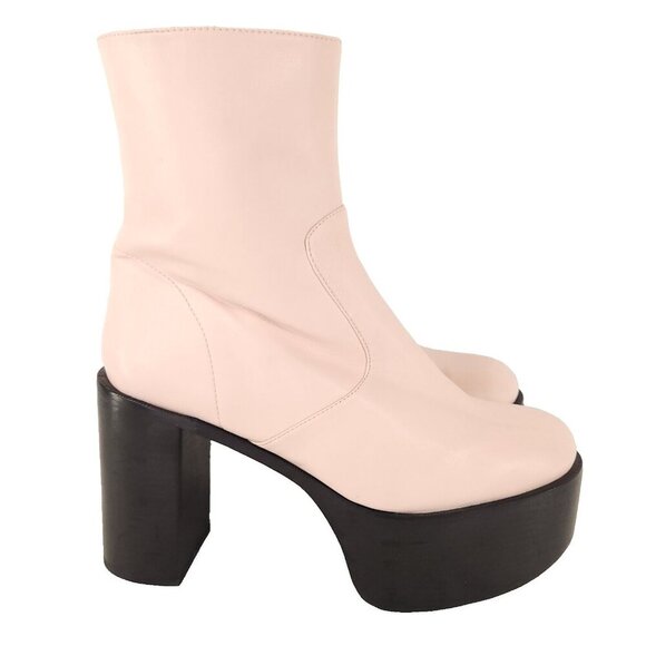 Simon Miller Tommy Edition Raid Boots 44 US 11 Mens Pink Limited Edition $660 - Picture 6 of 14